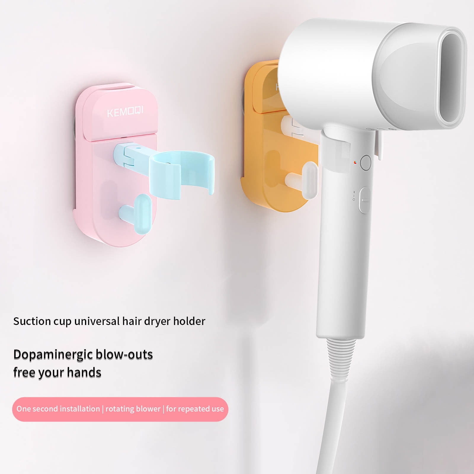 YFKFYTG Clearance Bathroom Storage,Hair Dryer Shelf No Drilling