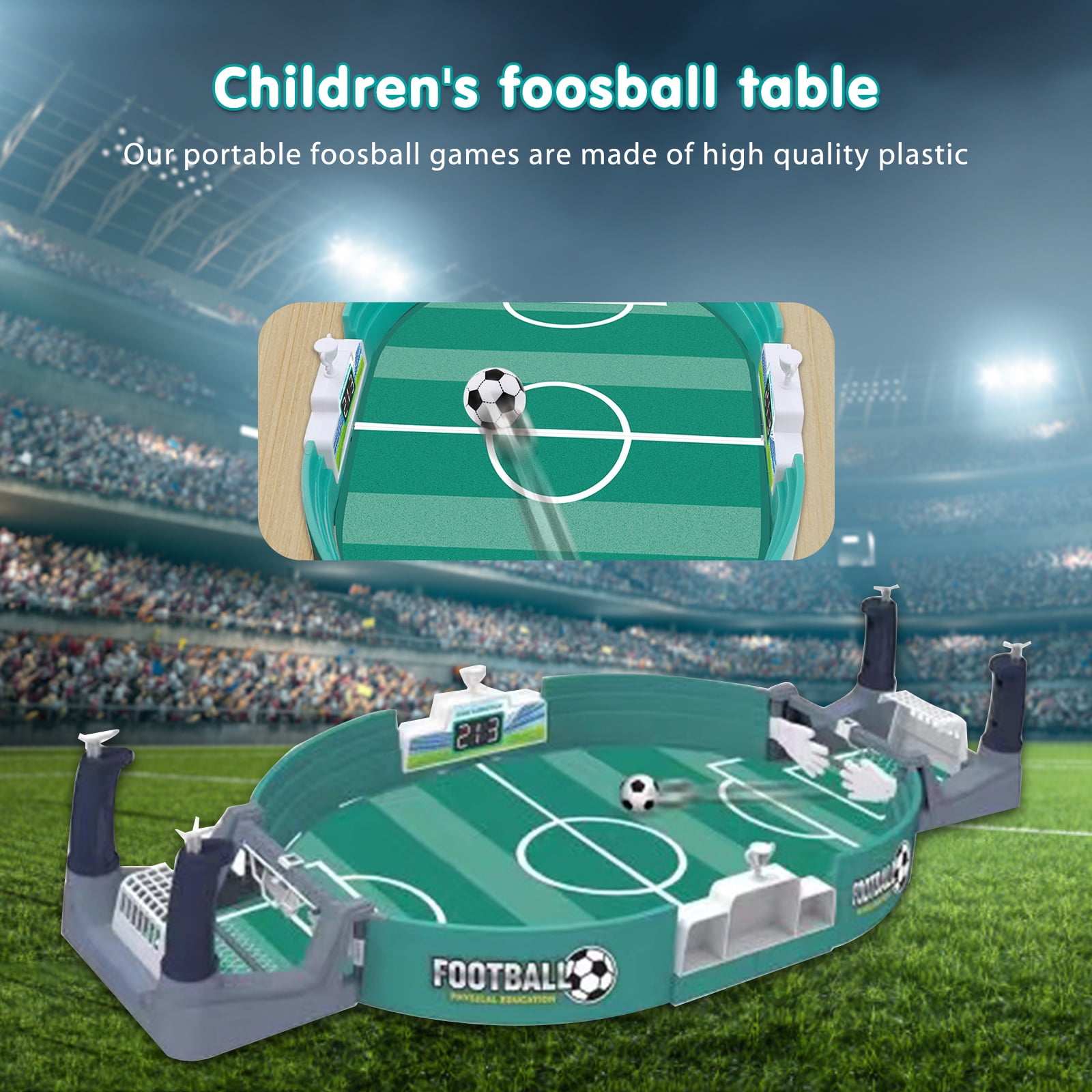 YFMHA Mini Tabletop Football Game Toy With 6pcs mini Football, Desktop  Interactive Soccer Game Toy For Kids Adults Christmas Birthday Party 2022  Worlds Cup Gift (L 6 Balls) - Walmart.com