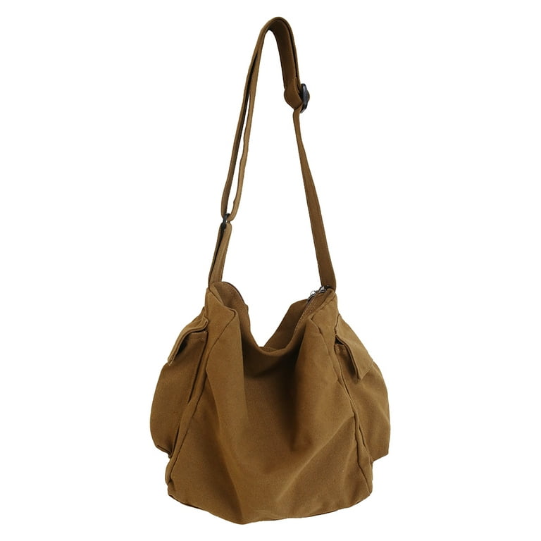 Women Fashion Solid Color Shopper Bags Casual Soft Nylon Lady