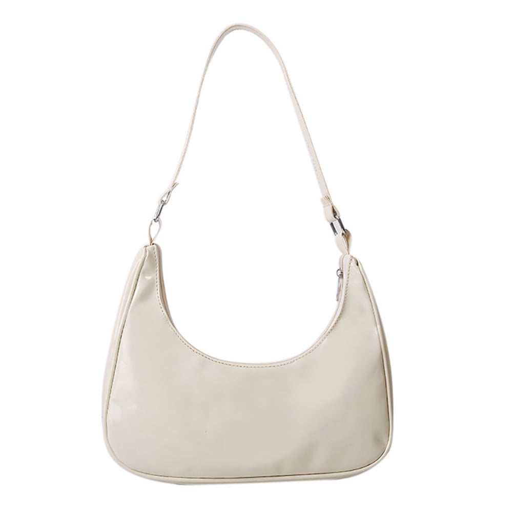 Calvin Klein Cream / Tan Off-White Spring Hand Bag Shoulder Hobo Leather  Purse