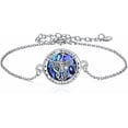thumbnail image 1 of YFN Sterling Silver St Michael/St Christopher/Jesus/Virgin Mary Bracelet for Men Women Catholic/Protector/Talisman Michael Archangel Medal Bracelet Jewelry 7+2 Inch, 1 of 10