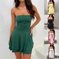 thumbnail image 1 of YFNNUP Black Sun Dress for Women,Pallet Sale Dresses for Women 2024 Party,Women Sexy Bodycon Dresses Sleeveless Dresses Strapless Flowy Hem Sundress, 1 of 7