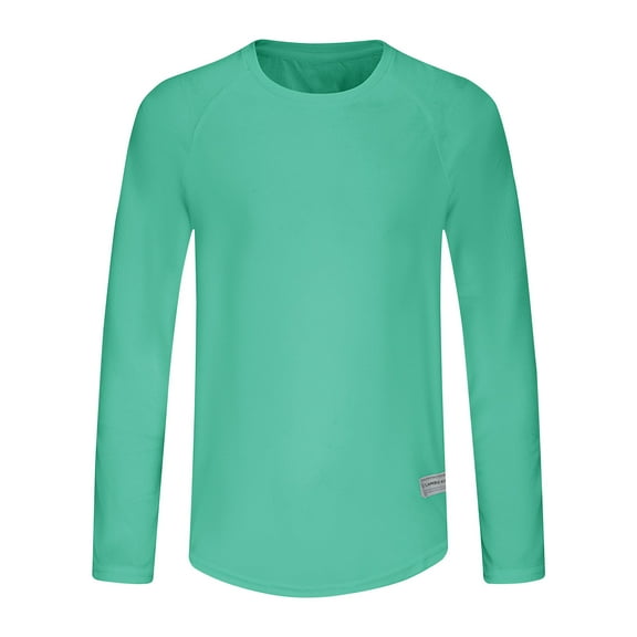 YFNNUP Men's Big and Tall Sun Shirts Casual Long Sleeve Shirt Rash Guard Fishing Shirt Quick Dry Lightweight Shirt Cool Shirts