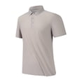 thumbnail image 1 of YFNNUP Men's Athletic Fit Golf Shirts Casual Loose Short Sleeved Shirt Solid Collared Golf Shirts for Men Work Tops, 1 of 7