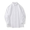 thumbnail image 1 of YFNNUP Men's Big and Tall Wrinkle-Free Dress Shirts Long Sleeve Button Down Shirt Regular Fit Wedding Silky Shirt, 1 of 7