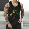 thumbnail image 1 of YFNNUP Men's Graphic Tank Tops Quick Dry Workout Beach Shirts Sleeveless Shirts for Bodybuilding Gym Fitness Training, 1 of 4