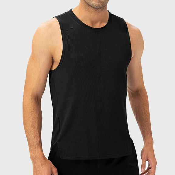 YFNNUP Men’s Mesh Tank Tops Swim Workout Muscle Sleeveless Fitness Running Summer Quick-Dry Training T-Shirt Athletic Clothes