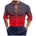 thumbnail image 1 of YFNNUP Men's Muscle Dress Shirts Solid Long Sleeve Business Casual Button Down Shirt Slim Fit Stretch Athletic Fit Shirt, 1 of 4