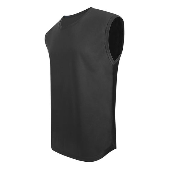 YFNNUP Men's Sleeveless Workout Running Tank Top Quick-Dry Athletic Gym Sports Swim Beach Muscle Bodybuilding Shirts