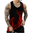 thumbnail image 1 of YFNNUP Men's Tank Tops Sleeveless Workout Mesh Material Quick Dry Athletic Running Gym Muscle Beach Fitness Shirts Men Plus Size Tank Tops, 1 of 5