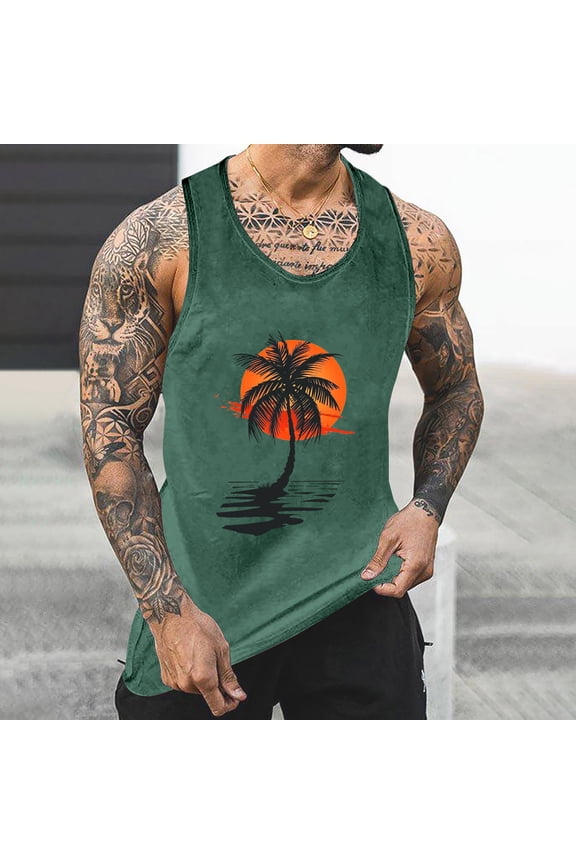 Men's Workout Tank Top Y-Back Mesh Sleeveless Shirts Gym Bodybuilding Fitness Muscle T Shirt Quick-Dry Athletic Tops Men Plus Size Tank Tops