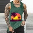 thumbnail image 1 of YFNNUP Mens Casual Knitted Tank Tops Crew Neck Sleeveless Muscle T Shirts Summer Beach Tops Men Plus Size Tank Tops, 1 of 4