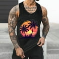 thumbnail image 1 of YFNNUP Mens Casual Knitted Tank Tops Crew Neck Sleeveless Muscle T Shirts Summer Beach Tops, 1 of 4