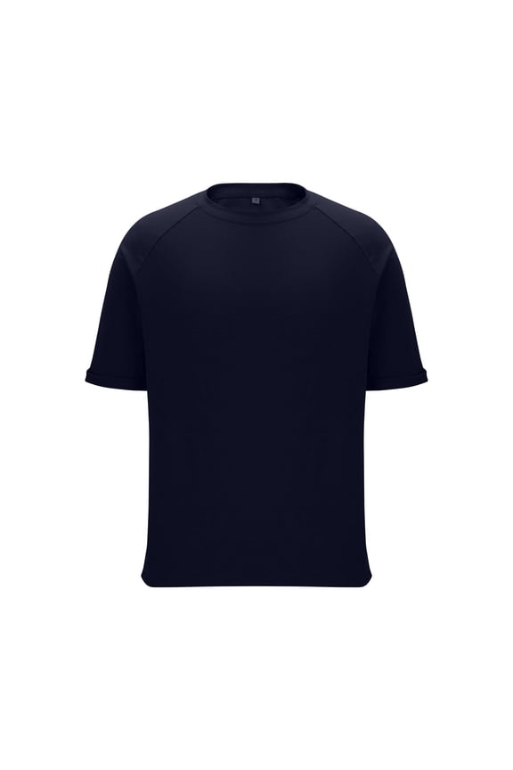 Mens Casual Short Sleeves Tshirt Regular Fit Crew Neck T-Shirt Classic Fit Solid Color T-Shirt Summer Gym Sport Workout Tops