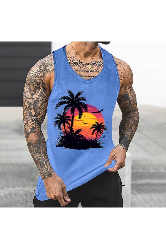 Mens Running Sport Tank Tops Quick-Dry Gym Wicking Athletic Mesh Breathable Cool Workout Sleeveless Shirts