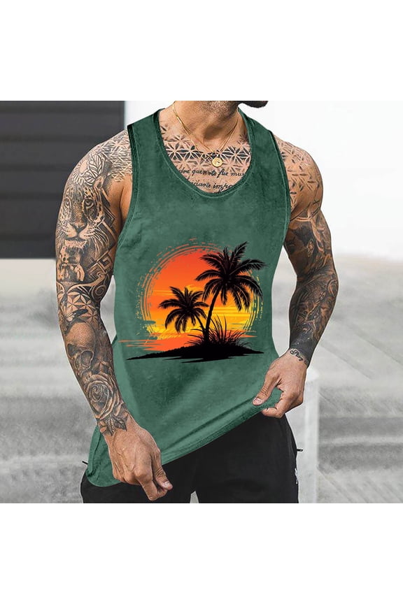 Mens Tank Tops Under 4.00 Men's Mesh Tank Tops Gym Fitness Sleeveless T-Shirt for Bodybuilding Muscle Shirts