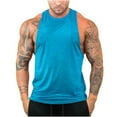 thumbnail image 1 of YFNNUP Mens Tank Tops Under 4.00 Men's Workout Tank Tops Waffle Casual Sleeveless T Shirts Gym Cut Off Beach Summer Tee, 1 of 4