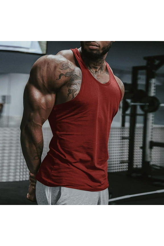 Mens Tank Tops Under 4.00 Mens Muscle Tank Tops Casual Sleeveless V Neck T Shirt Loose Summer Tanks Gym Wear