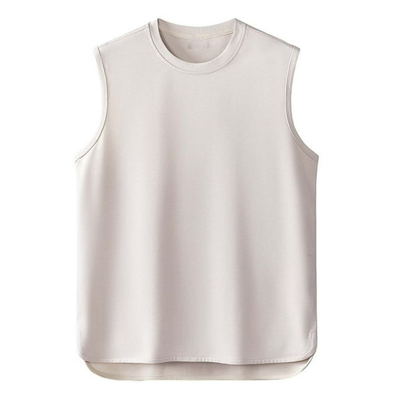 YFNNUP Mens Workout Tank Tops Gym Sleeveless Shirts Palm Tree Vintage Style T-Shirt