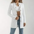 thumbnail image 1 of YFNNUP Womens Long Cardigan Coat Oversized Fall Cable Knit Sweater Coats 2025 Dressy Open Front Work Jackets, 1 of 6