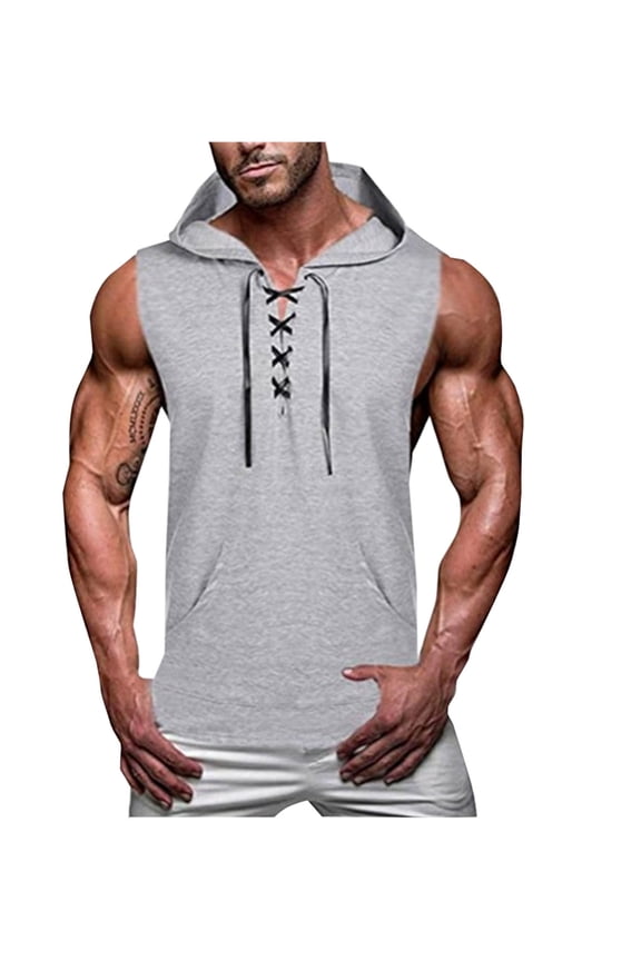 Workout Gym Tank Top Fitness Bodybuilding Stringer Muscle Cut Sleeveless T shirt