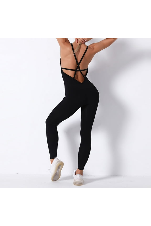 Jumpsuits for Women Elegant Long Sleeve Bodycon Buttons Rompers Elastic Waist Stretchy Jumpsuit Tie Mini Short Jumpsuit Elegant Straight Pants Stitching Solid Color Seamless Yoga Pants