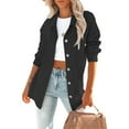 thumbnail image 1 of YFPWM Women Tops Casual Winter Lapel Wool Coat Fall Slim Coat Spring Jacket Winter Outerwear, 1 of 9