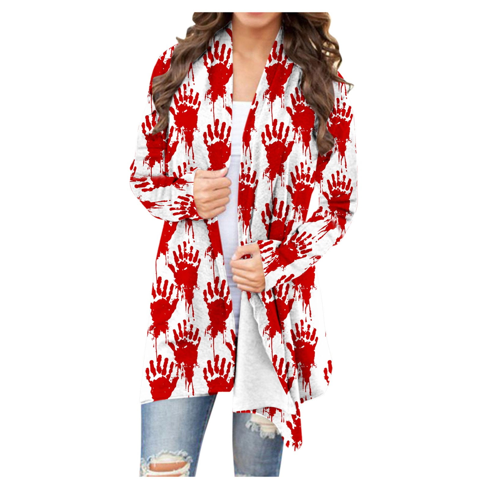 Halloween Print Raglan Sleeve Top main image 0
