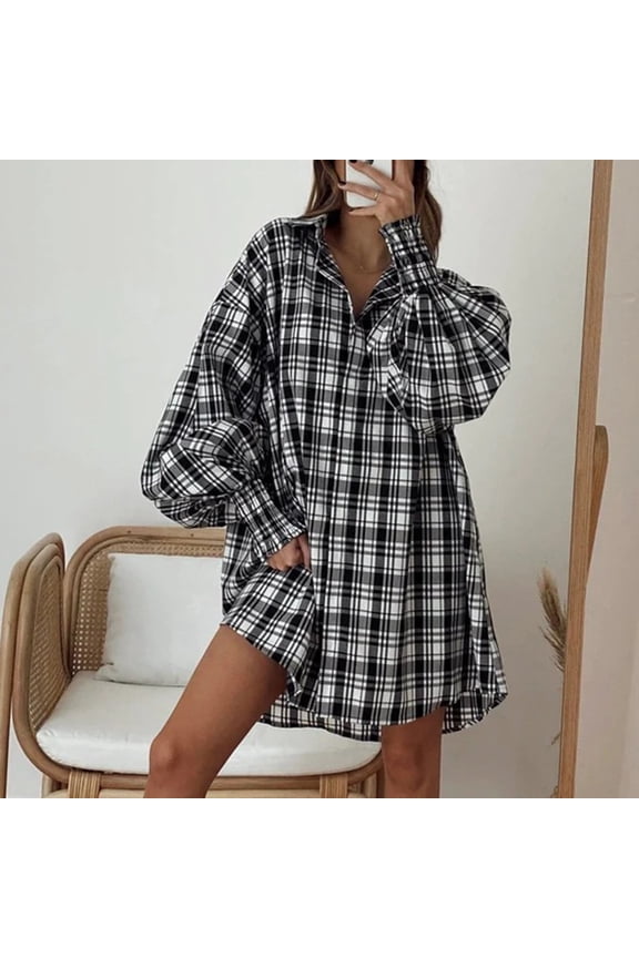 Womens Tunic Tops 2022 Summer Split Chiffon Tops Boyfriend Plus Size Tops Floral Summer Tops Flannel Plaid Tops Loose Flowy Tops