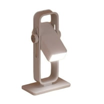 YFTDEF 360° Book Reading Lamp, USB Rechargeable Desk Light, Adjustable Brightness, Soft and White Lighting, Perfect for Study, Reading, Office, Crafting, Nighttime Use