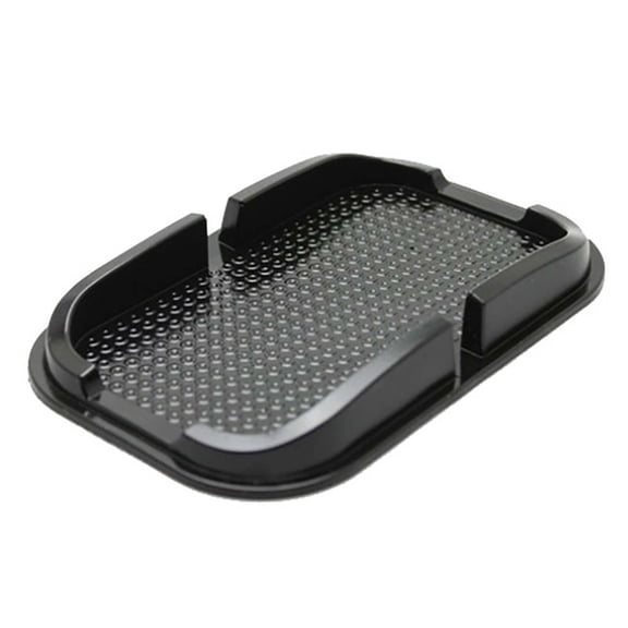 YFTDEF Anti Slip Gel Pad Phone Holder for Car, Removable and Reusable, Anti Slip Dashboard Pad with Heat Resistant and Damage Free Sticky Gel Pads for Sunglasses, Keys, Coins(Black)