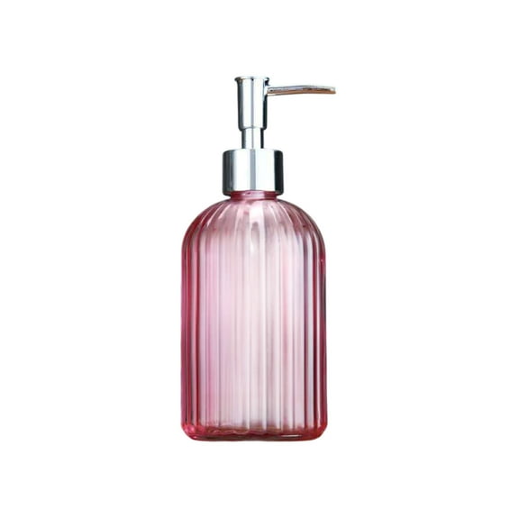 YFTDEF Bathroom Glass Refill Bottles, Hand Soap Dispenser, Lotion Container, Reusable and Refillable, Perfect for Home, Office, or Travel, Space-Saving Design