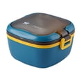 thumbnail image 1 of YFTDEF Bento Lunch Box, Leak Proof, Microwave Safe, Plastic Material, 25.36oz Capacity, Easy to Carry, Meal Prep Container, Ideal for Adults, Reusable Lunch Container, 1 of 4