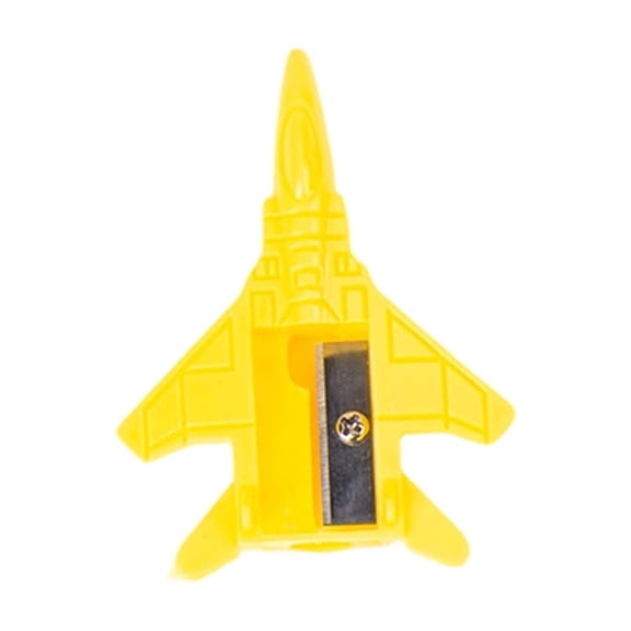 YFTDEF Bright Airplane Shaped Manual Pencil Sharpener, Strong Structure for Repeated Use, Clean Cutting Effect for Writing and Drawing, Small Portable Size for Easy Storage