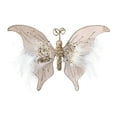 thumbnail image 1 of YFTDEF Christmas Butterflies Decoration Props, Rose Gold Polyester Butterfly, Sparkling 30x22in for Christmas Trees, Walls, Versatile Holiday Decor, Lightweight and Easy to Hang, 1 of 3