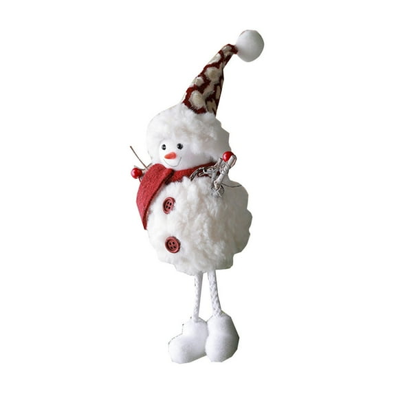 YFTDEF Christmas Tree Decorations, Snowman Doll Figurine, Lightweight Hanging Ornament, Festive Home Decor, Holiday Charm for Christmas Trees and Celebrations