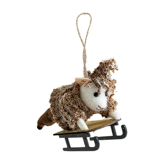 YFTDEF Christmas Tree Ornaments, Felt Material, Multicolor, Durable Hanging Decorations, 7.48x4.33x1.96in, Perfect for Holiday Home Decor and Festive Ambiance Enhancement