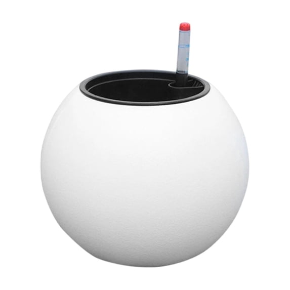 YFTDEF Creative Spherical Plastic Flowerpot, Versatile Decor for Home and Office, Large Capacity for Spacious Plants, Ideal for Indoor and Outdoor Settings, Perfect for Plant Lovers