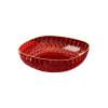 YFTDEF Durable Vegetable Tray, Multi-Purpose Food Platter, Perfect for Home, Office, Outdoor Events, Ideal for Families and Parties, Great Gift Idea, Red