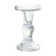 thumbnail image 1 of YFTDEF Glass Candlestick, French Romantic Candle Holder, Home Decoration, Table Centerpiece, Elegant Dining Accessory, Perfect for Candlelight Dinners, Cozy Gatherings, 1 of 4