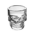 thumbnail image 1 of YFTDEF Halloween Skull Glass Cup, Unique Design, Glass Material, 1.69oz Capacity, Perfect for Halloween Parties, Beverage Drinkware, Home Decoration, 1 of 3