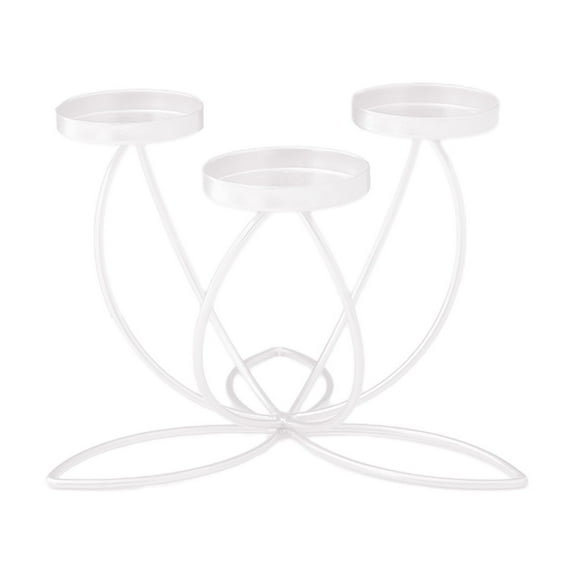 YFTDEF Iron Candle Holder, Elegant Three Heads Candlestick, Romantic Home Decor, Centerpiece for Dining Table, Perfect for Special Occasions, Candlelight Dinner Accessories