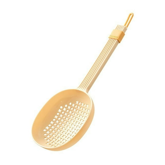 YFTDEF Leaky Spoon, Plastic Draining Spoon, Slotted Tea Strainer, Kitchen Stirring Spoon, Multi-functional Cooking Tool for Noodles, Dumplings, and More