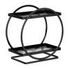YFTDEF Multi-Layer Bathroom Cosmetics Organizer, Stainless Steel Makeup Rack, Countertop Storage Solution, Ideal for Bathroom, Kitchen, Dresser, Living Room, Bedroom