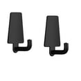 thumbnail image 1 of YFTDEF Non Perforated Stainless Steel Adhesive Hooks 2-Pack, Space-Saving Wall Mounted Clothes Rack, Multi-Purpose for Home, Kitchen, Bathroom, Easy Installation, 1 of 4
