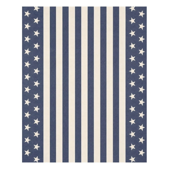 YFTDEF Patriotic Striped Flannel Blanket, Lightweight Summer Blanket, Ideal for Barbecues, Parades, and Picnics, Perfect for Families and Friends