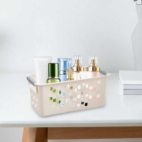 YFTDEF Plastic Storage Basket, Stackable Organizer, Multifunctional Container, Ideal for Clothing, Laundry, Kitchen Supplies, Home Organization, Durable Plastic Design, Versatile Usage