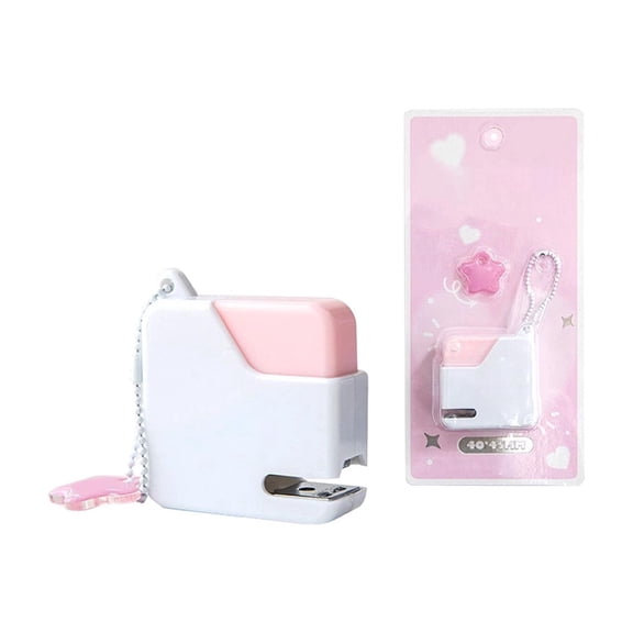 YFTDEF Portable Mini Stapler, Compact Stapling Tool For Paper Binding, Lightweight Easy To Carry For Office Desk And On The Go Use, Ideal For Work And Daily Document Organization