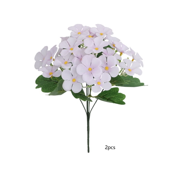 YFTDEF Soft-toned Flower Clusters, Artificial Hydrangeas, Lifelike Petal Design with Textured Foliage, Ideal for Home Decor and Wedding Arrangements, Perfect for Decor Enthusiasts