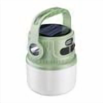 YFTDEF Solar Camping Lantern, Portable Rechargeable LED, Outdoor USB & Solar Charging Power Bank, 6 Modes, Side Flashlight, Waterproof for Camping, Emergency & Fishing